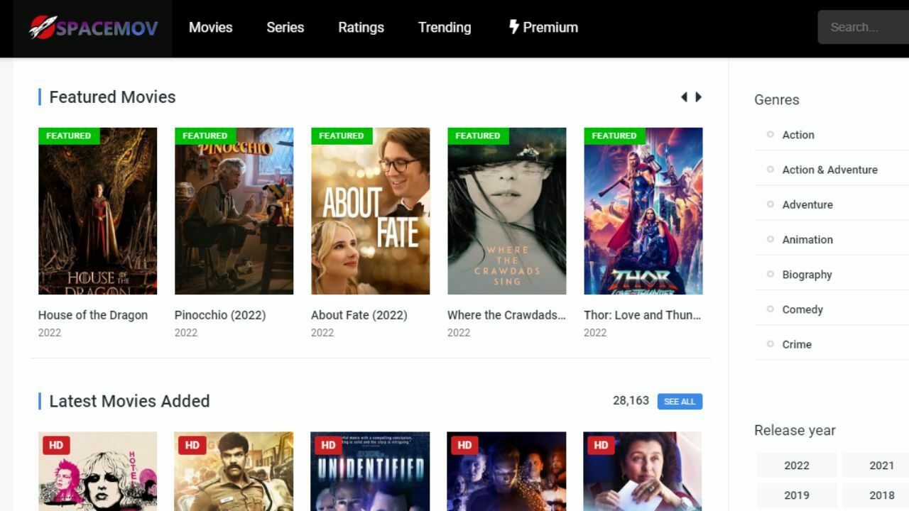 Spacemov – Watch Movies and TV Series Online For Free 2022