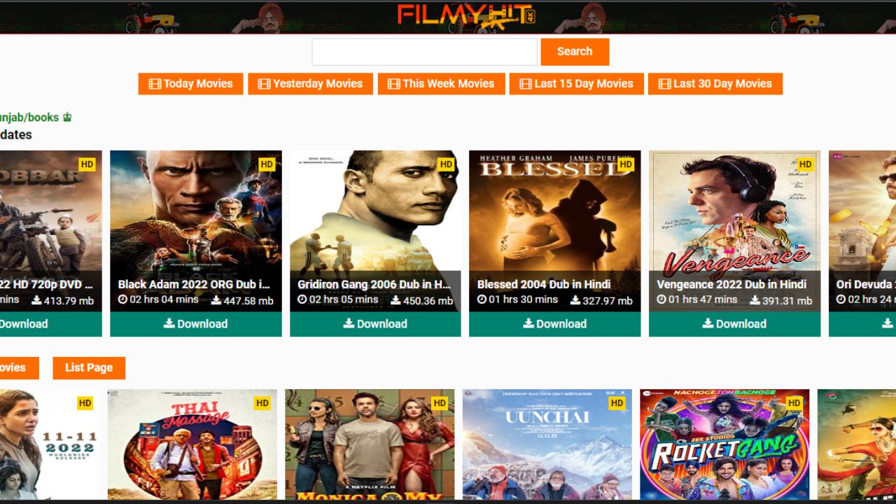 Filmyhit 2022 Website For Hindi Movies HD Download Online
