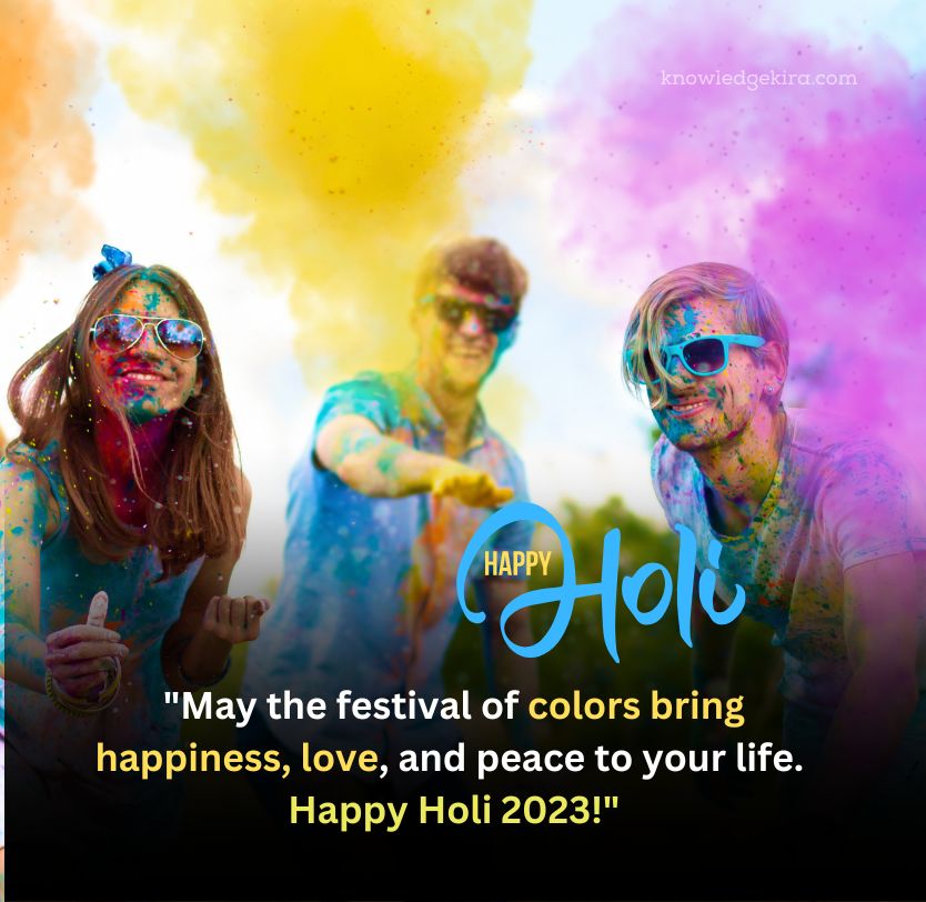 Happy Holi wishes 2023 in English
